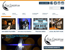 Tablet Screenshot of filmconsortiumsd.com